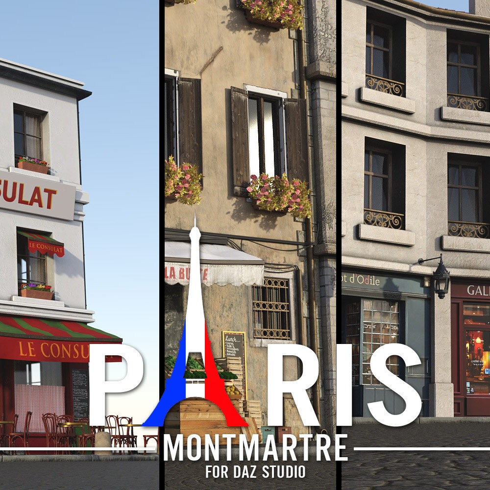 PARIS – Montmartre for DS Iray