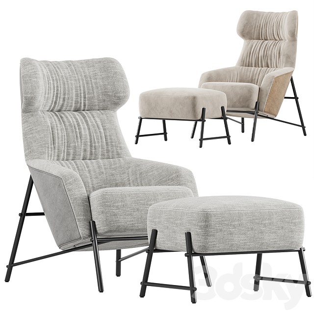 Hubert Armchair by Domkapa