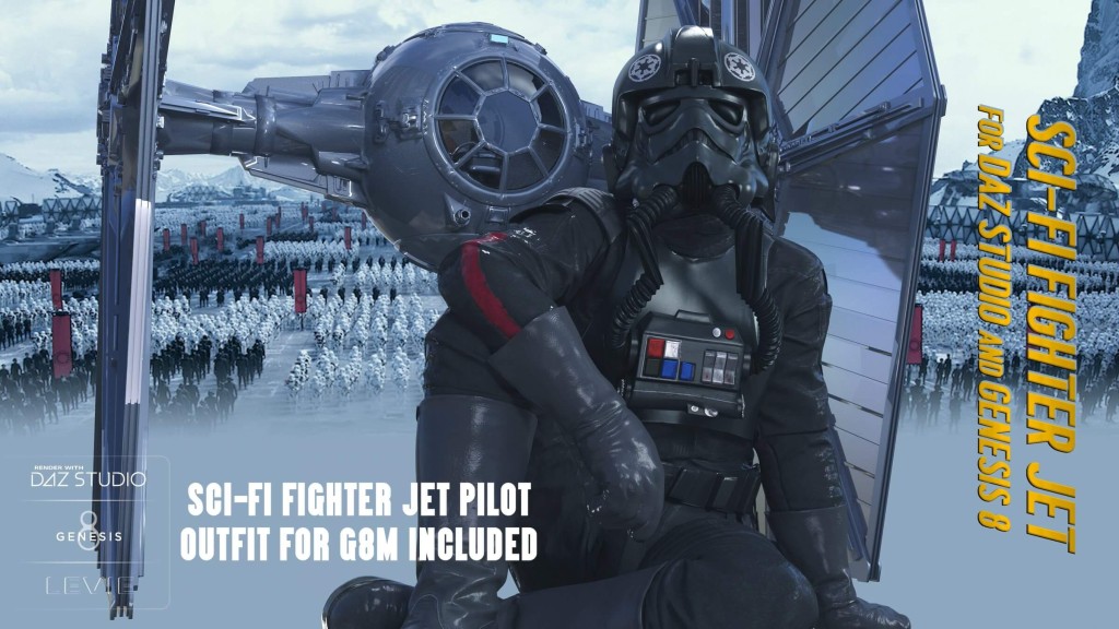 Sci-Fi Fighter Jet and Uniform for G8M