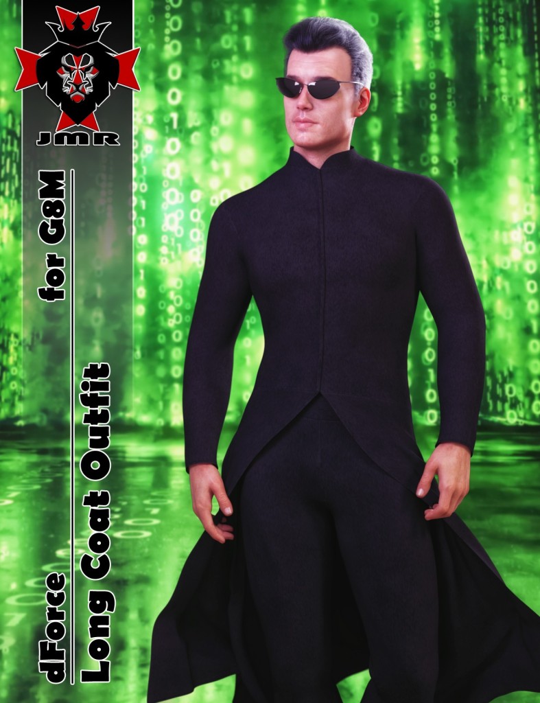 JMR dForce Long Coat Outfit G8M