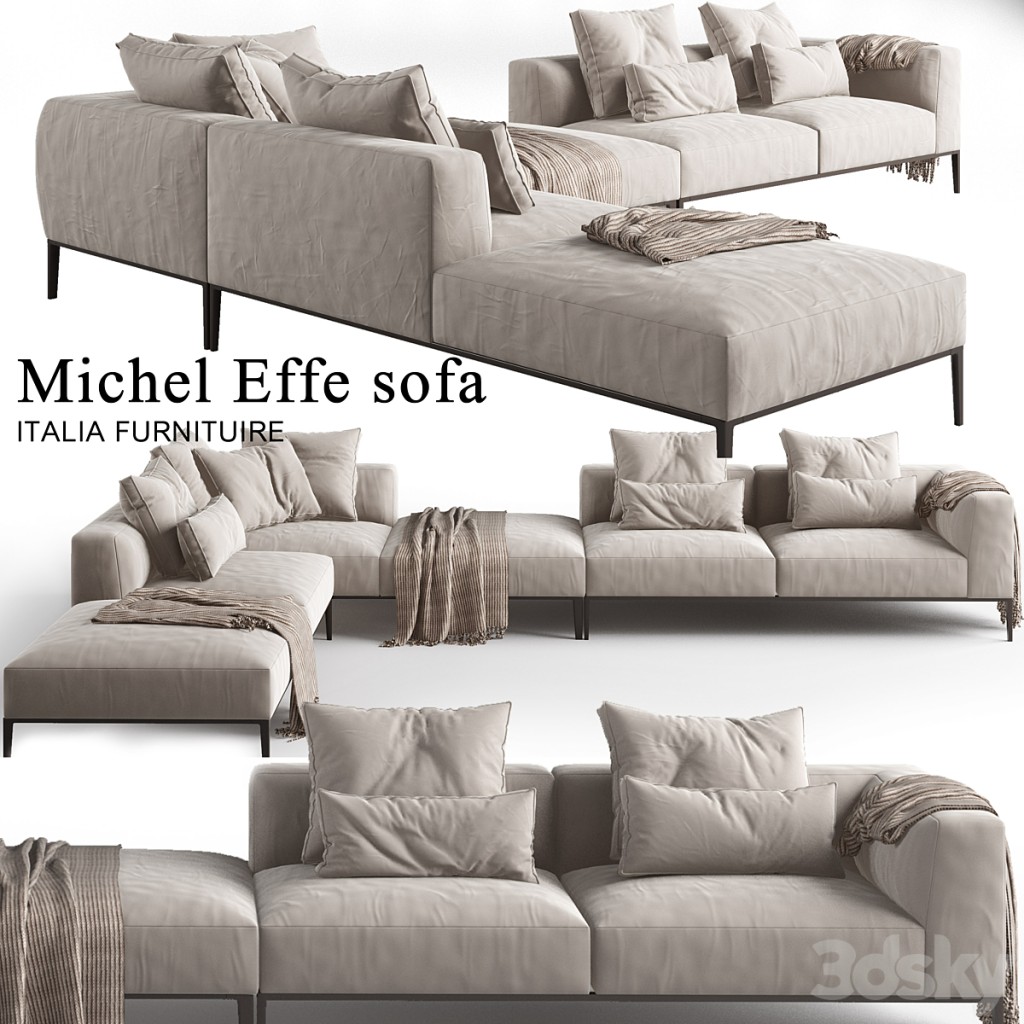 Michel Effe corner Sofa_B & B furniture 01