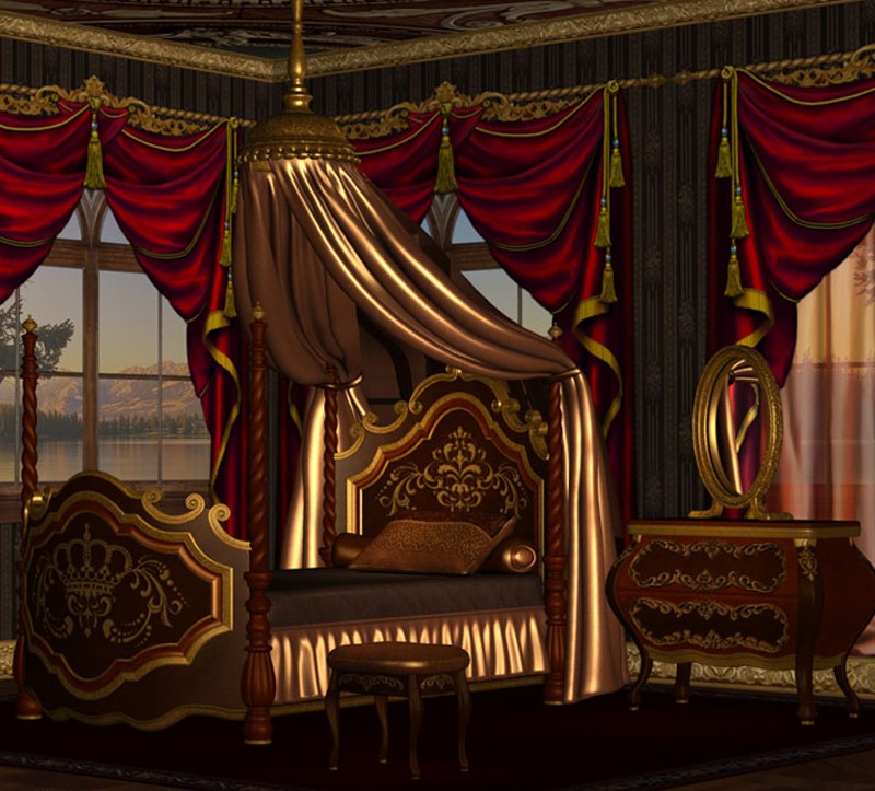 Add-on textures for Montespan Bedroom