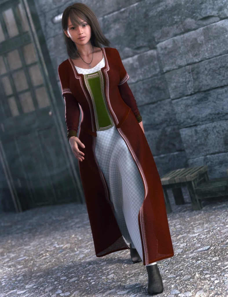 dForce Fantasy Villager Outfit for Genesis 9