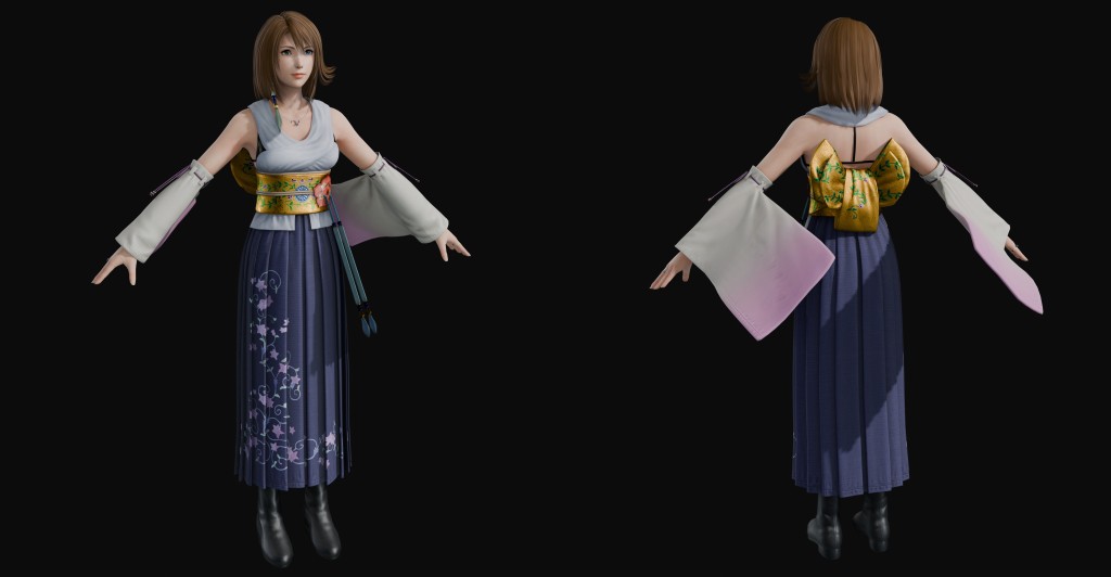 Yuna (Summoner Dress) Premium for Blender 4.x