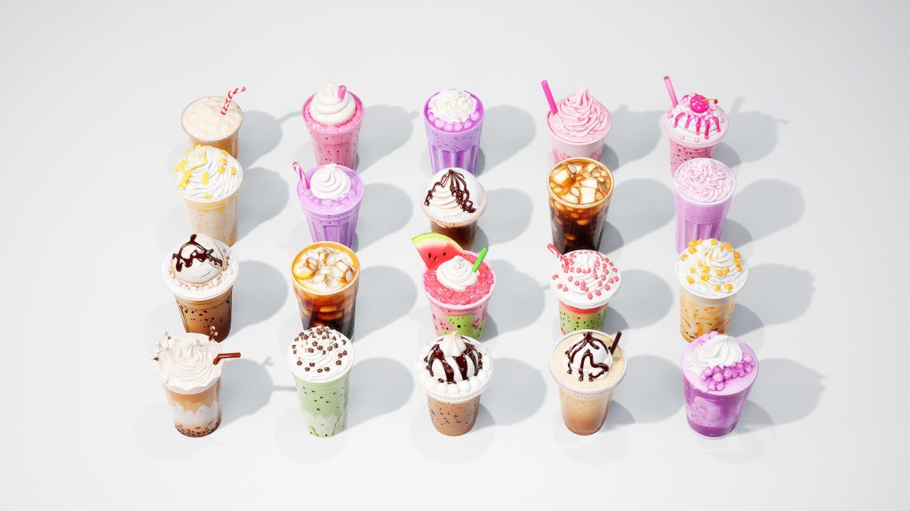 Drink Beverage Coffee 3D Model - blend,fbx,obj,max,c4d,ue