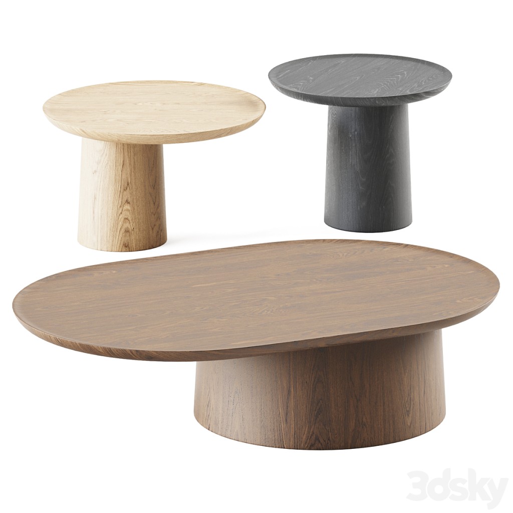 Wooden Coffee Table Louisa by Molteni