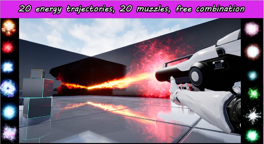 Energy weapon VFX Pack