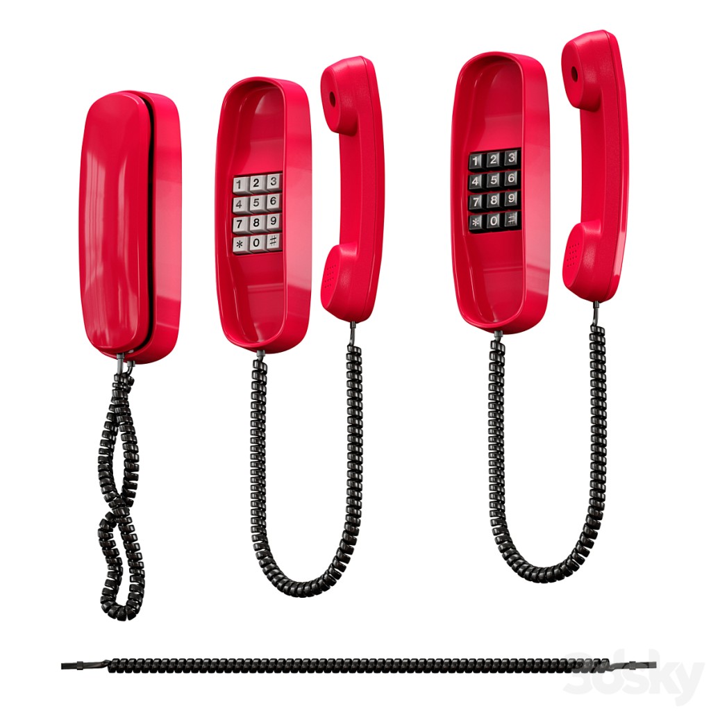 Wall phone. A tube. Intercom.