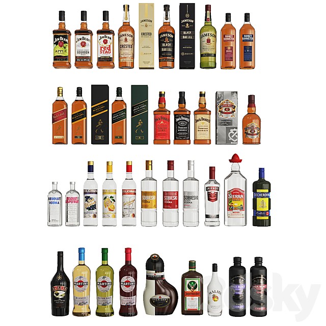 Alcohol bar set