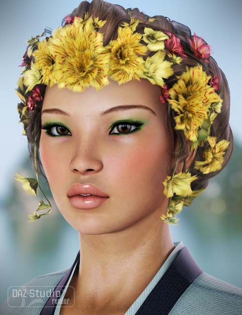 Jade Hair For Genesis
