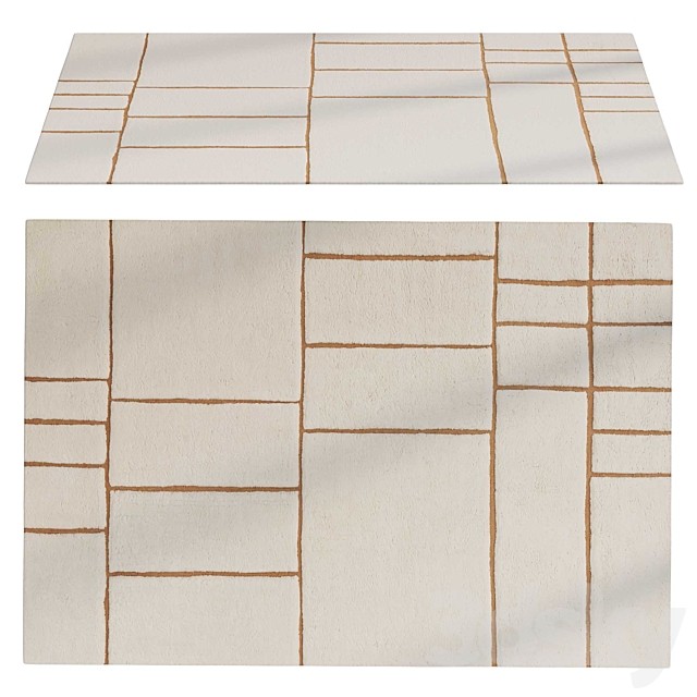 Brega Geometric New Zealand Wool Rug