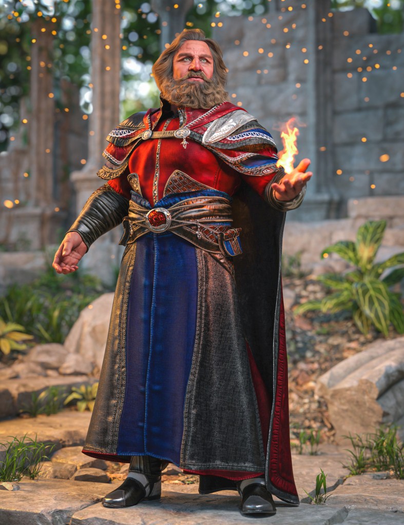 dForce Cleric Outfit Texture Add-On