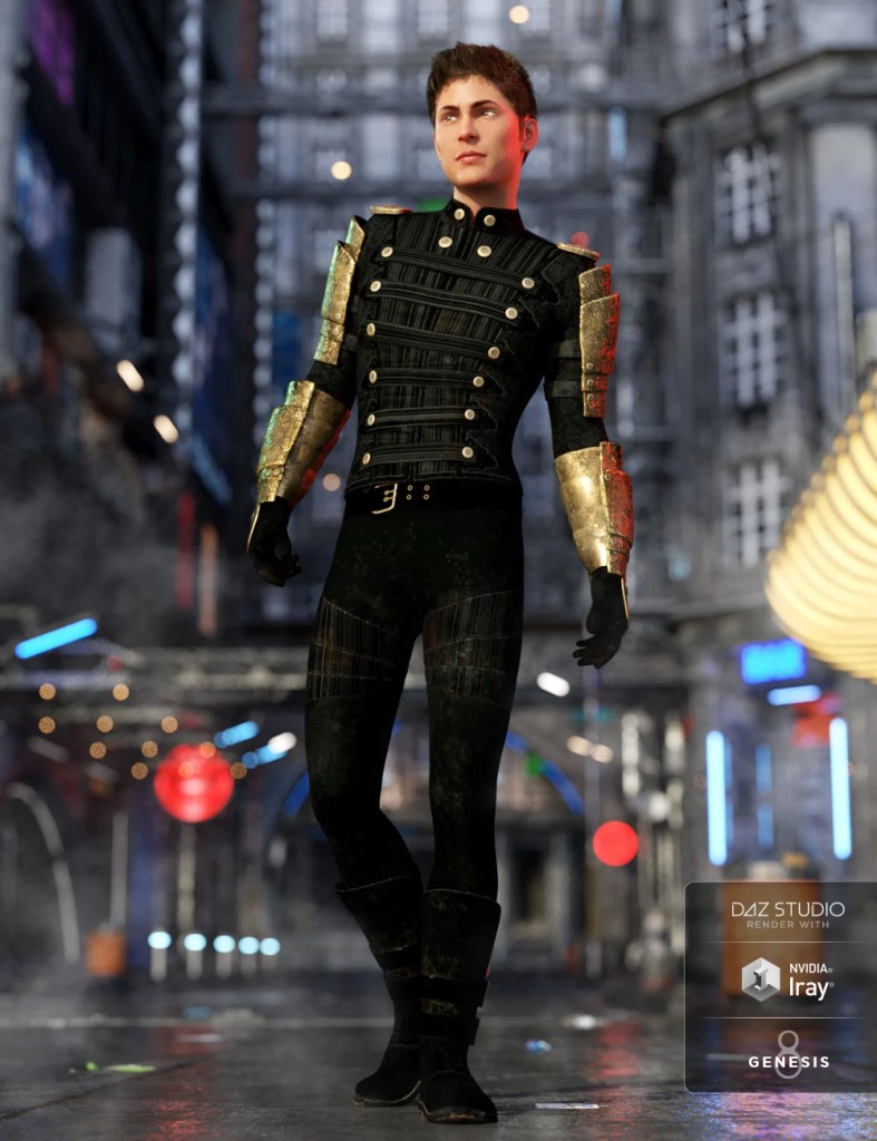 Time Soldier Outfit for Genesis 8 Male
