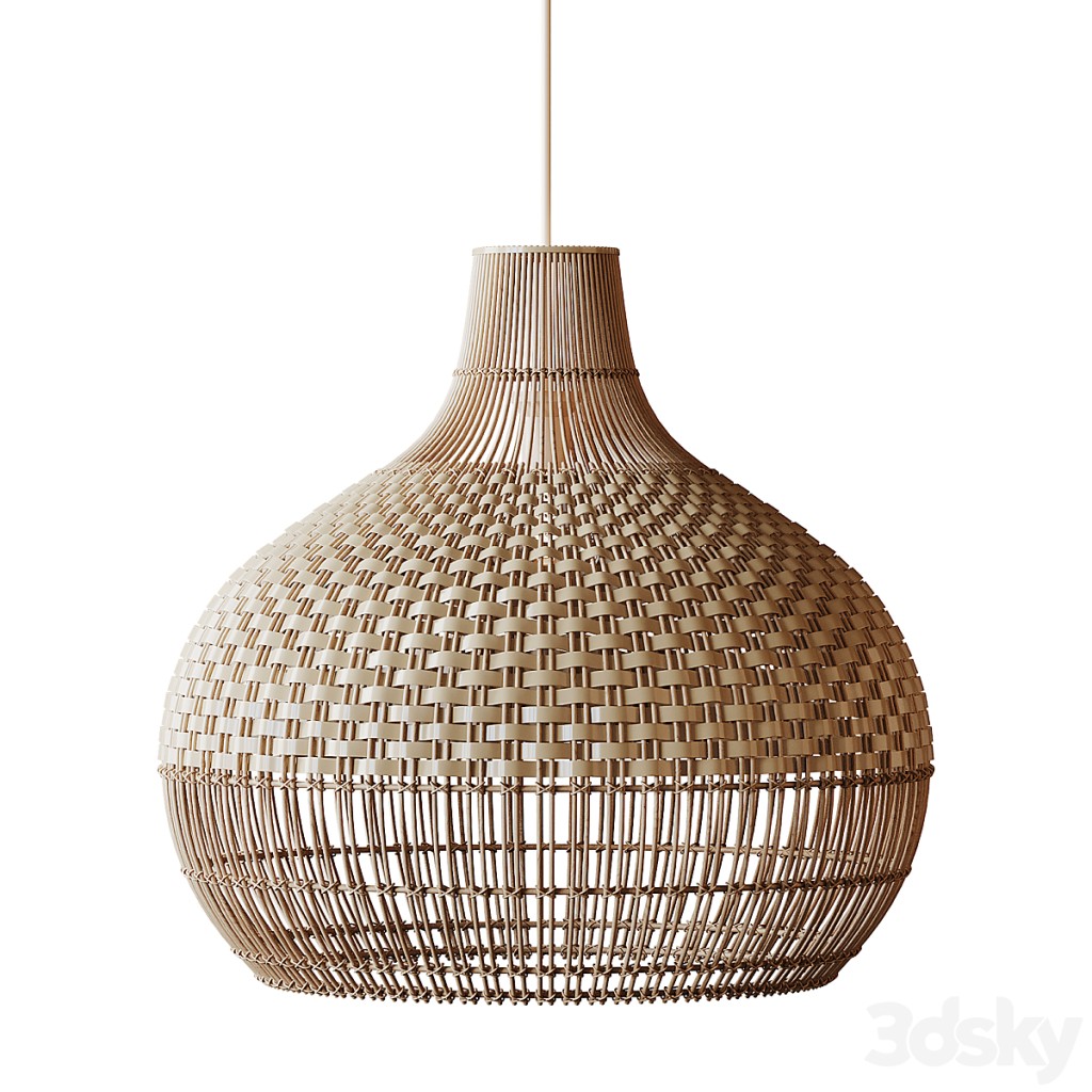 Handwoven Rattan Pendant Light Lampshade