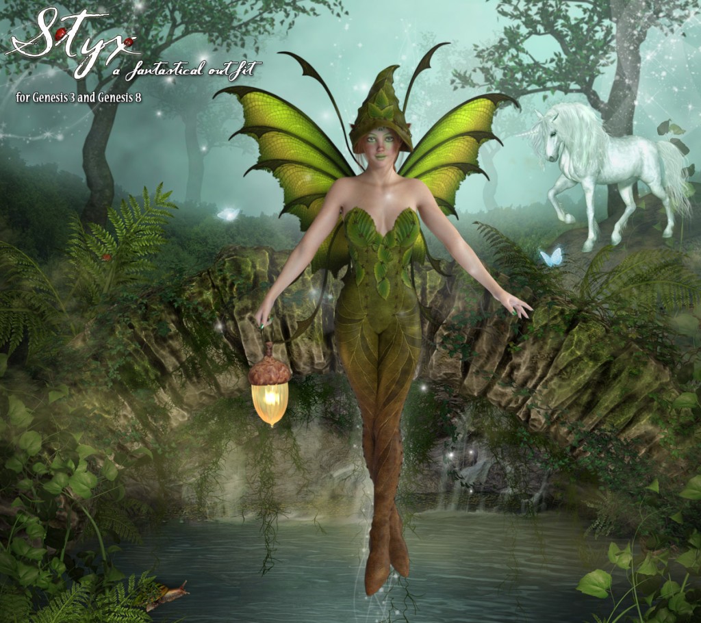 StyX for the Genesis 3 and Genesis 8 Females