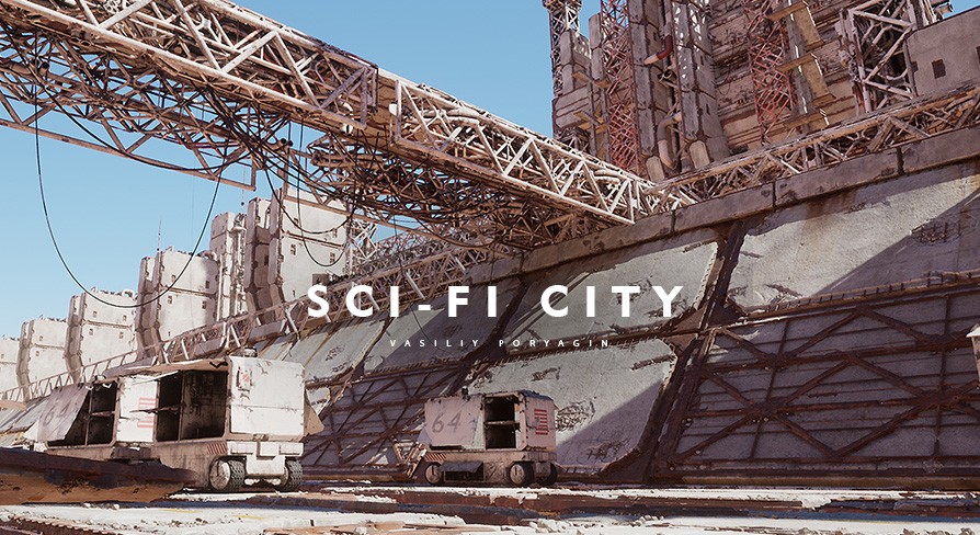 [UE] Sci-fi City Environment