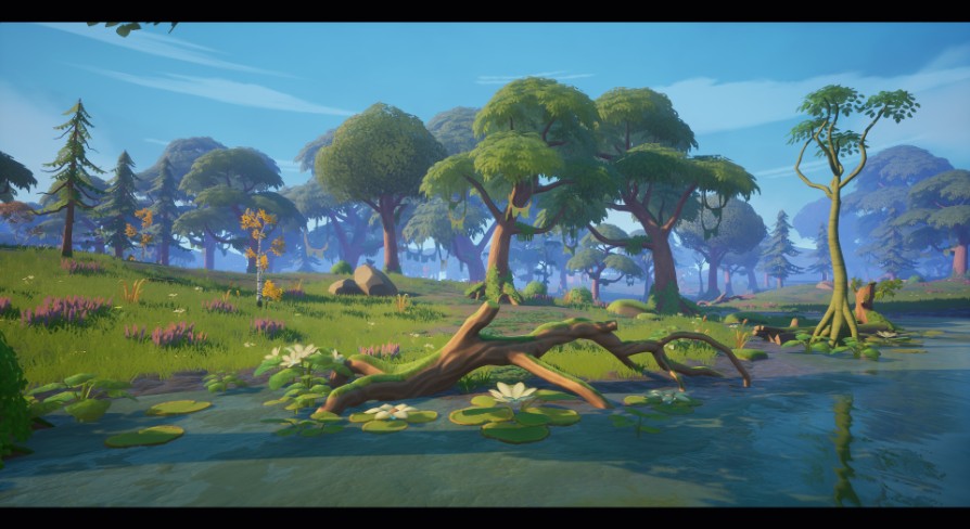 Stylized Swamp Forest UE4.20