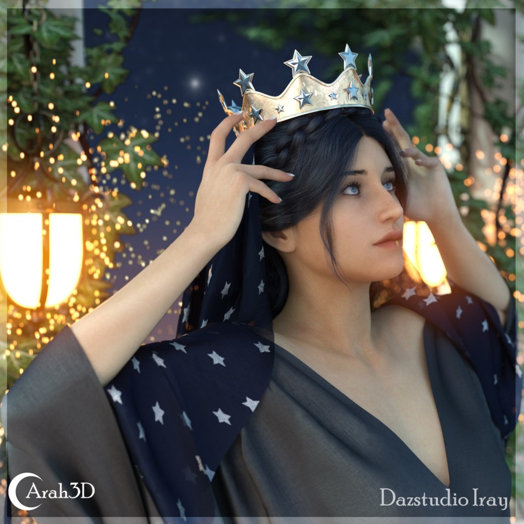 Arah3D Queenly Crowns for G8F and G9