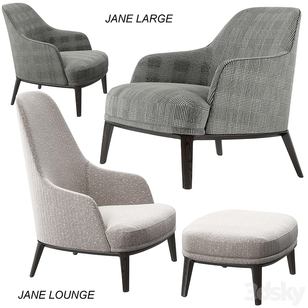 Poliform Jane Large, Lounge armchairs set