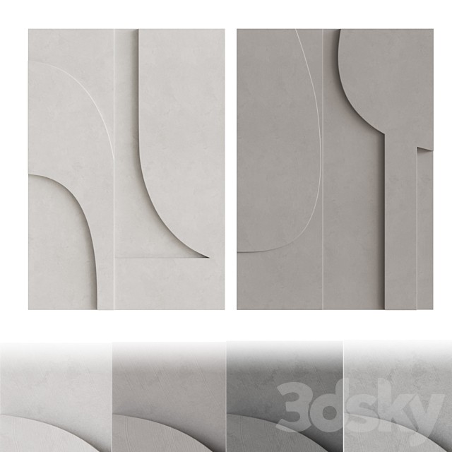 Decorative 3D panel