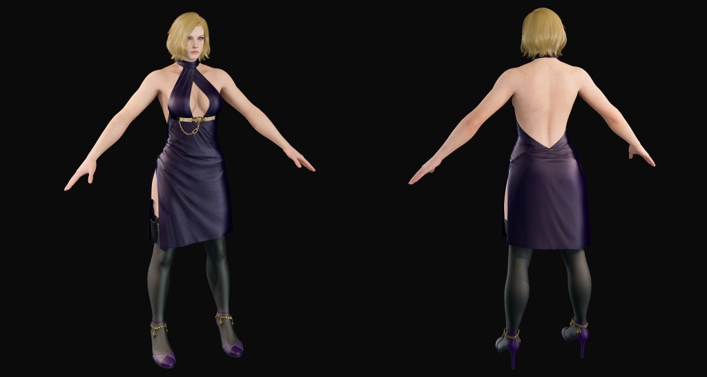 Tekken 8 Nina Williams S1 (Shader Update) Premium for Blender 3-4
