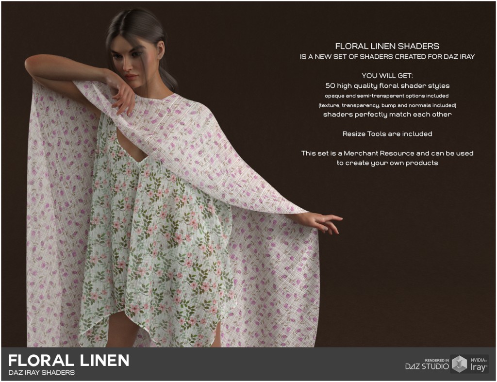 Daz Iray - Floral Linen