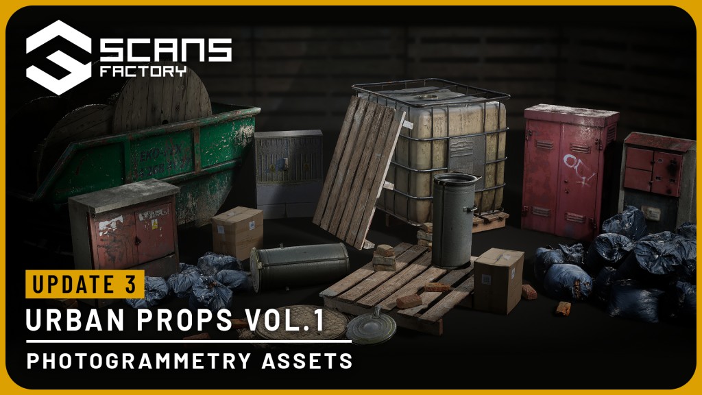 [UE5.1] [SCANS] Urban Props Vol.1
