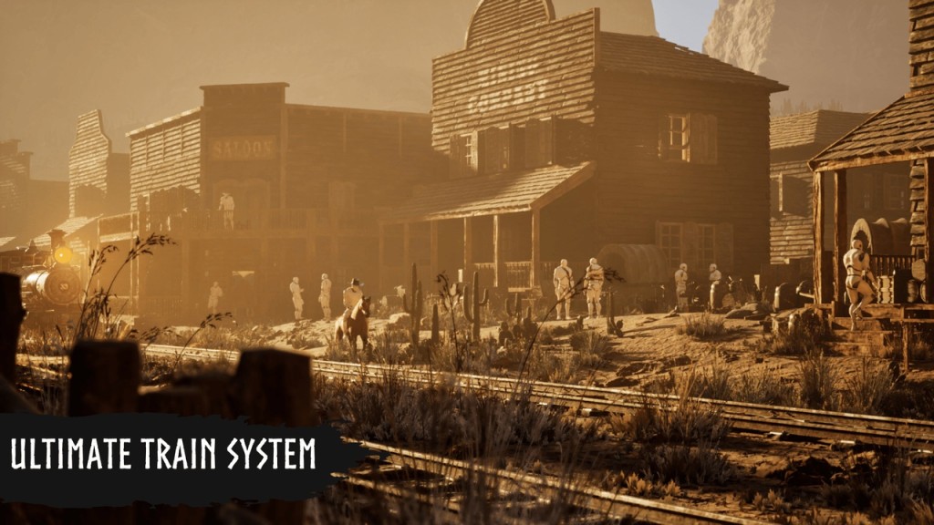 [UE5.3] Modular Wild West Town (Modular Town, Wild West Town, Modular Village, Train)