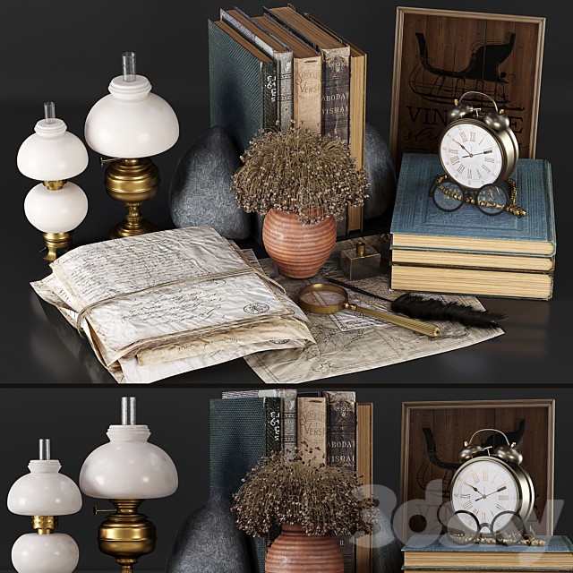 Old decorativ set