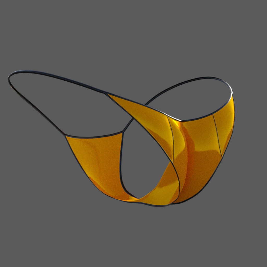 Pumpkin Skater Panty for Genesis 8 Female