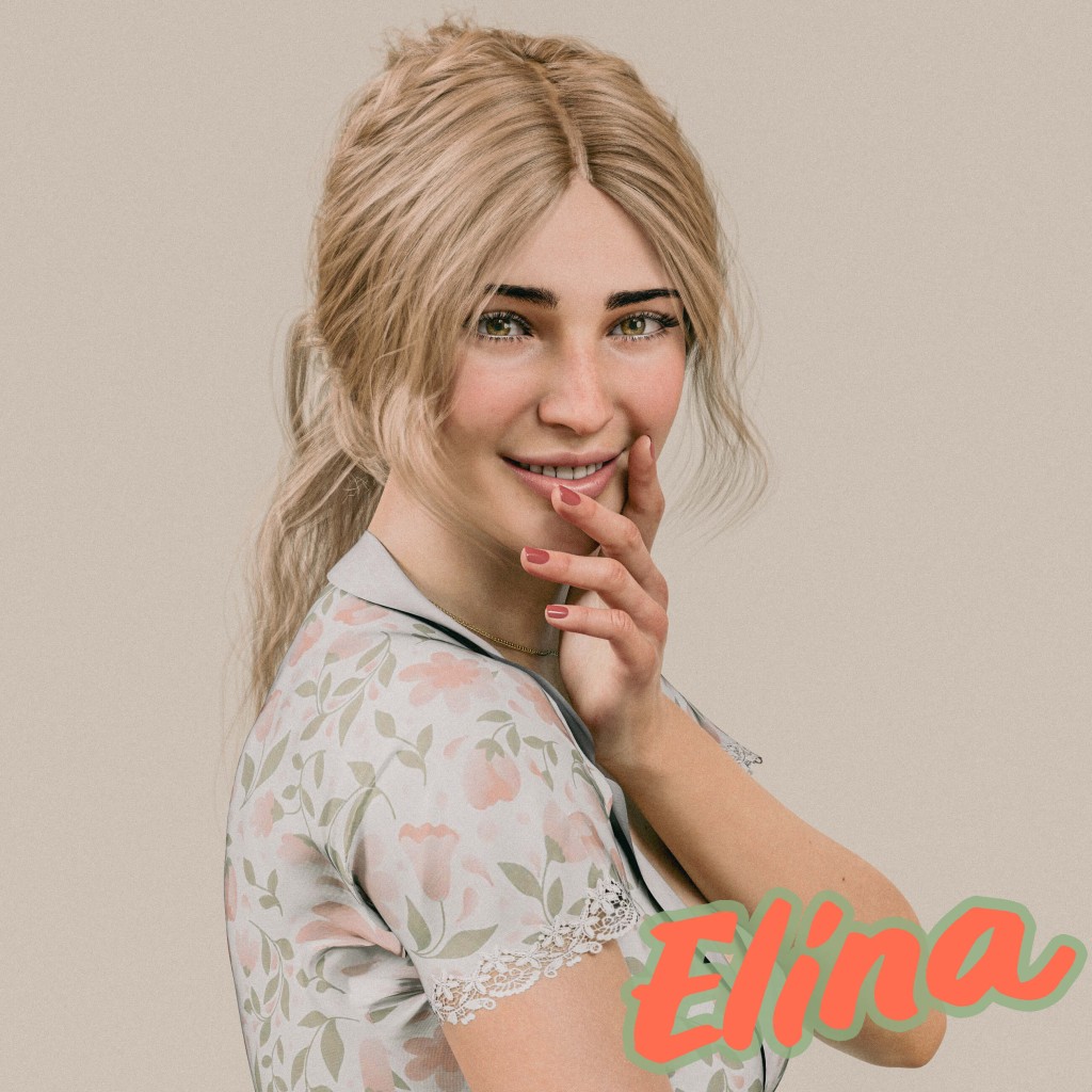 Elina Character Morph for Genesis 8 Female