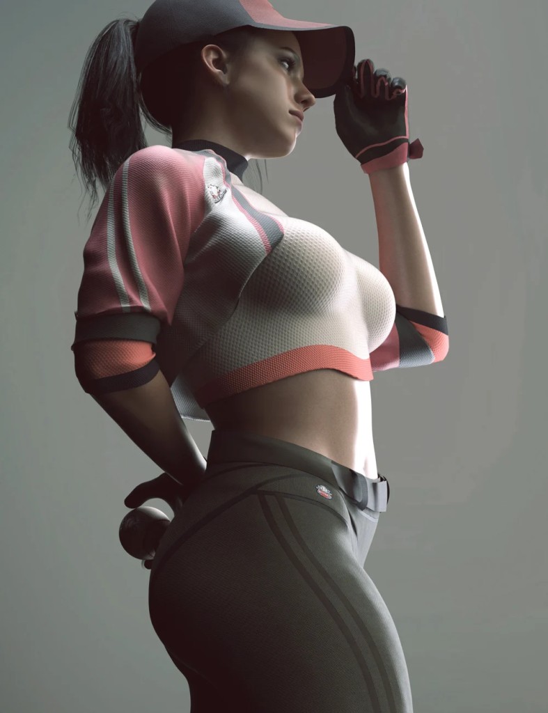 dForce Heavy Hitter Outfit for Genesis 9 and 8 Female