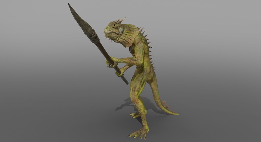 [UE4.26] Lizard Warrior