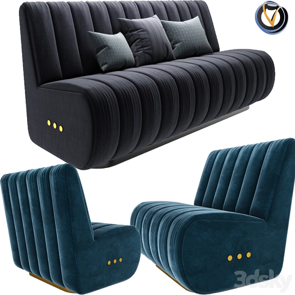 Sophia Sofa And Arm chair