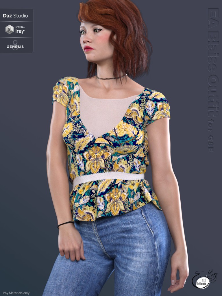 EA Blaise Outfit for Genesis 8 Female(s)