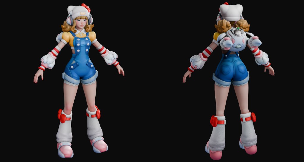 Juno (Hello Kitty) Premium for Blender 4.x