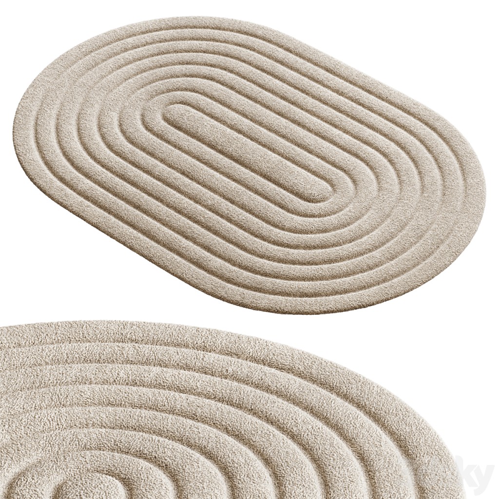 Bath Rug Nia Beige, carpet