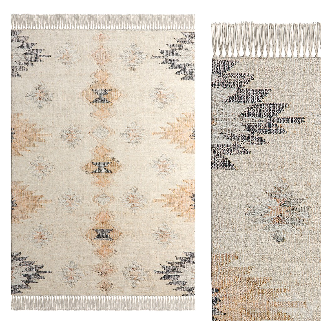 Maya Aged Effect Kilim Rug By La Redoute