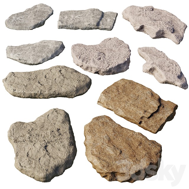 Natural Stone set 007