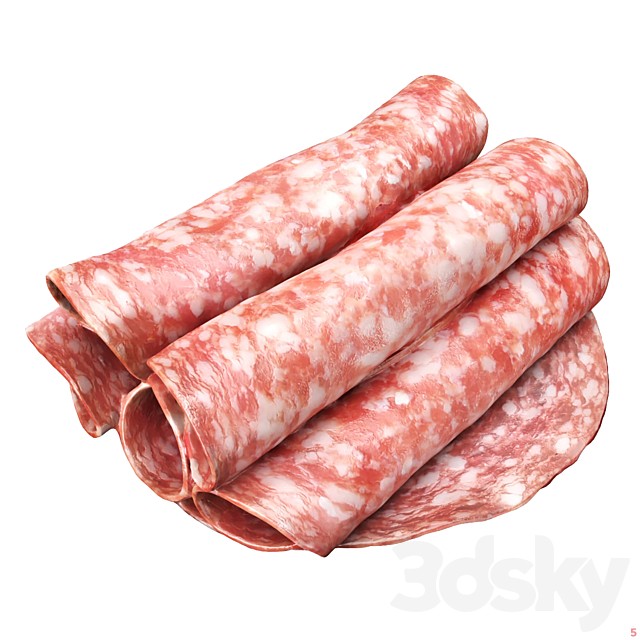 Danish Salami rolled
