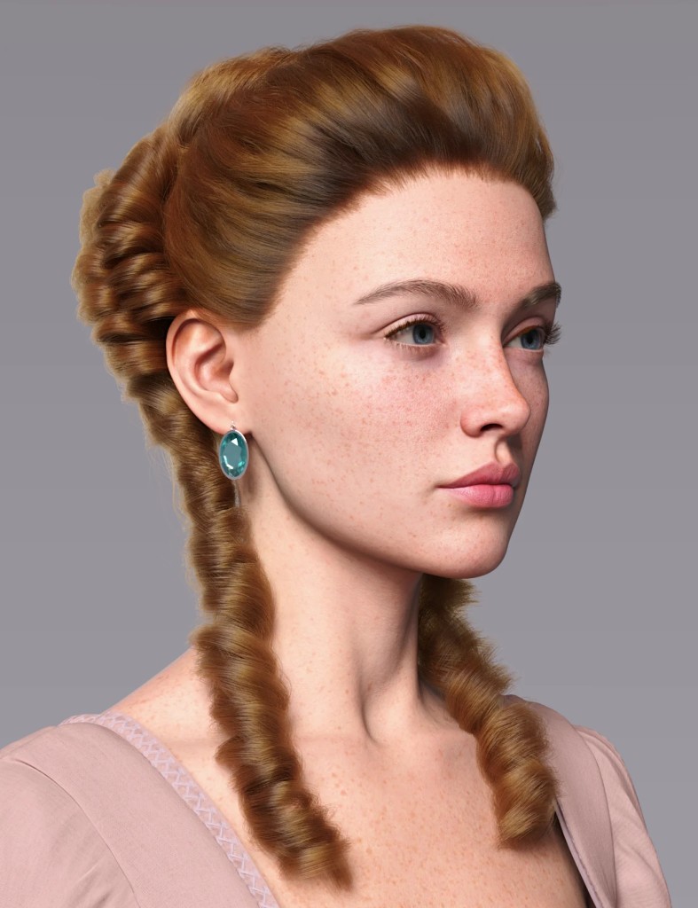 dForce Duchess Hair for Genesis 9