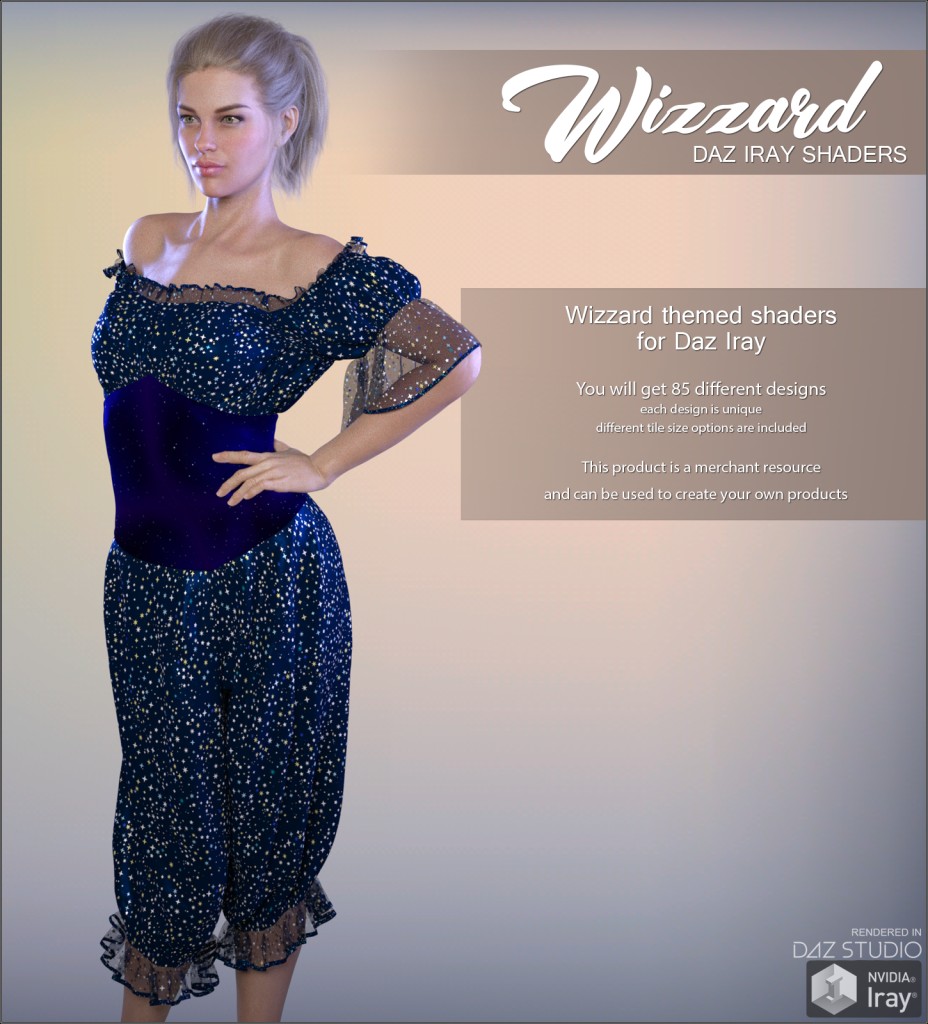 Daz Iray - Wizzard 2D Graphics 3D Figure Assets Merchant Resources Atenais