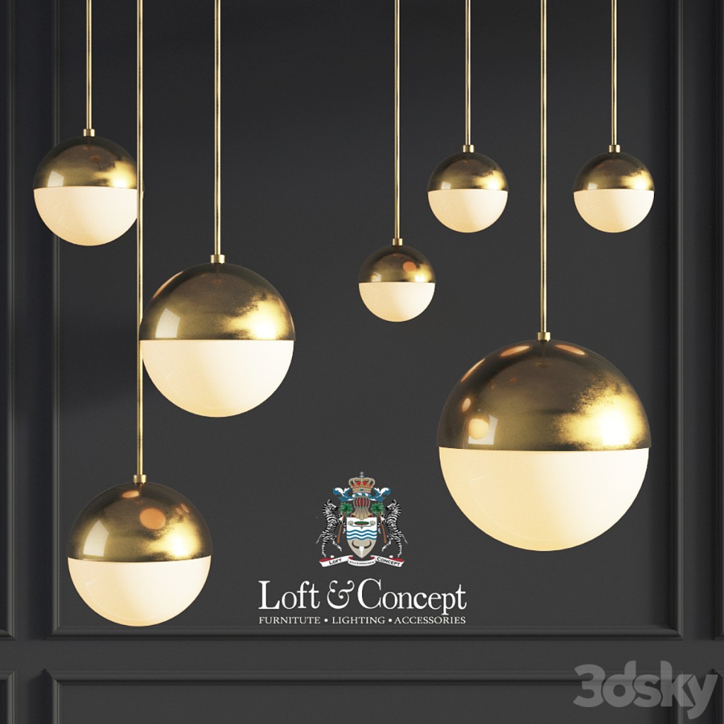 Suspension light Copper Light Pendant Orb