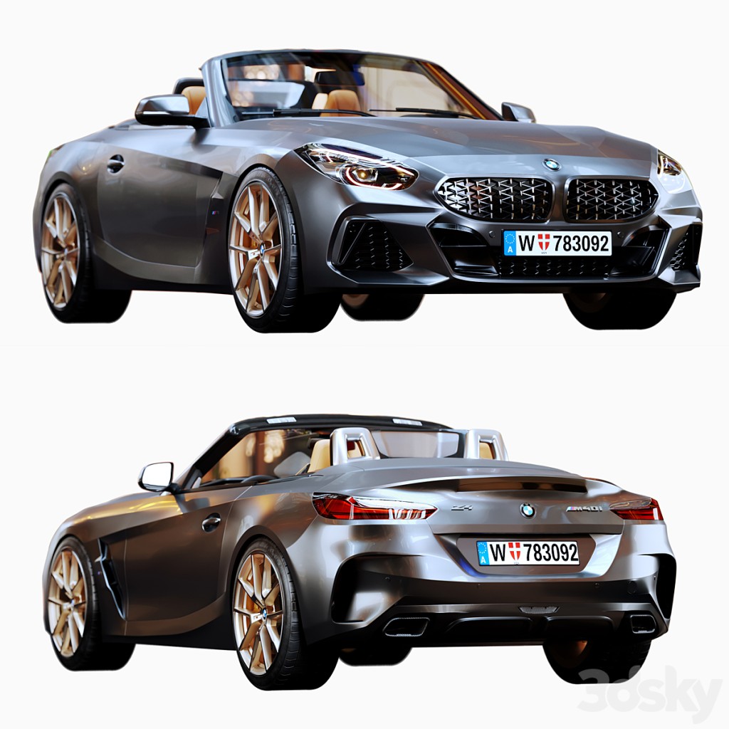 BMW Z4 M40I Roadster HQ Interior