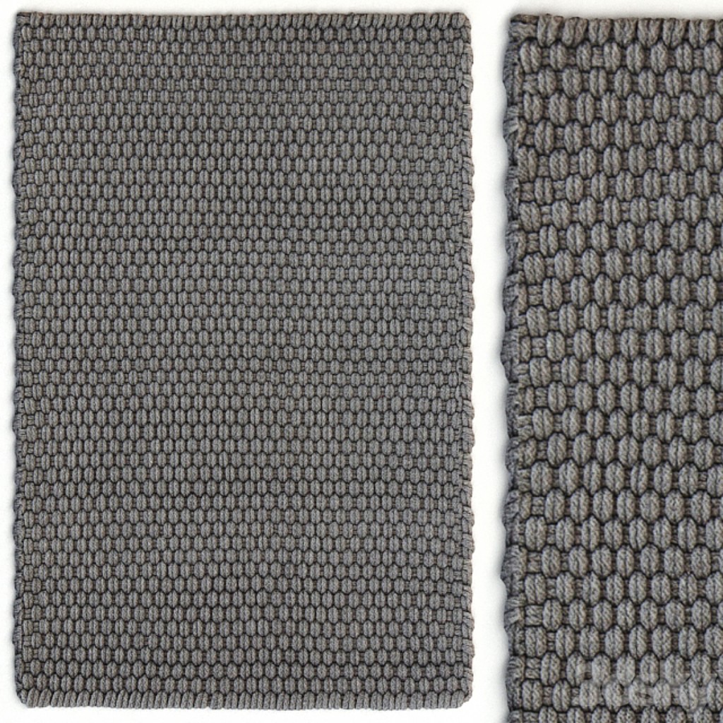 Dash & Albert Rope Graphite Rug Carpet