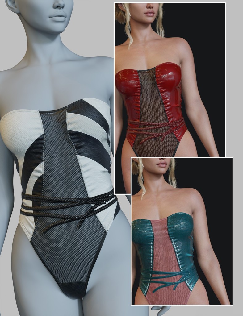 Vision for dForce Tube Bodysuit Genesis 8-8.1F