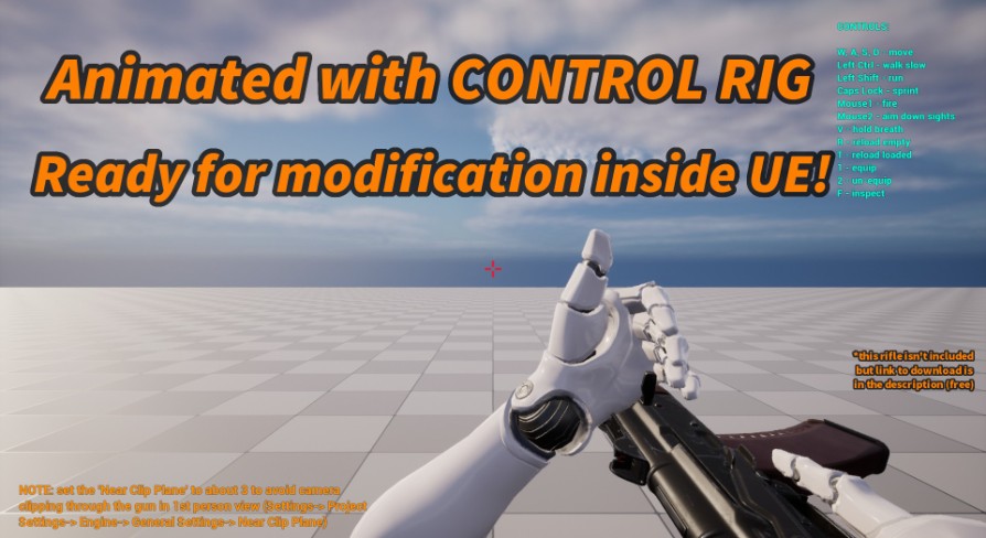 [UE5.1] Customizable Arms Anims