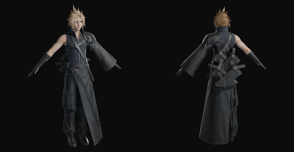 FF7 EC Cloud Strife (Advent Children) Premium for Blender 4.x
