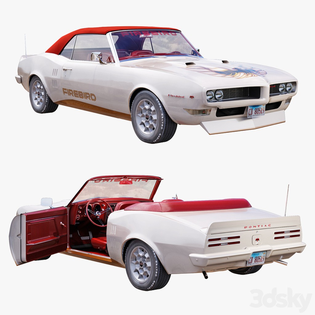 Pontiac firebird 1968 convertible custom