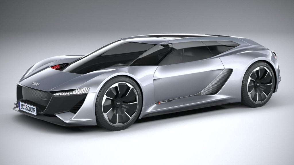 Audi PB18 E-Tron Concept - 3D Model